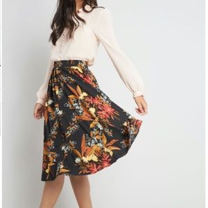 Modcloth Floral Skirt